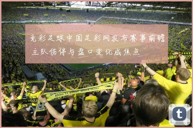 竞彩足球中国足彩网发布赛事前瞻 主队伤停与盘口变化成焦点